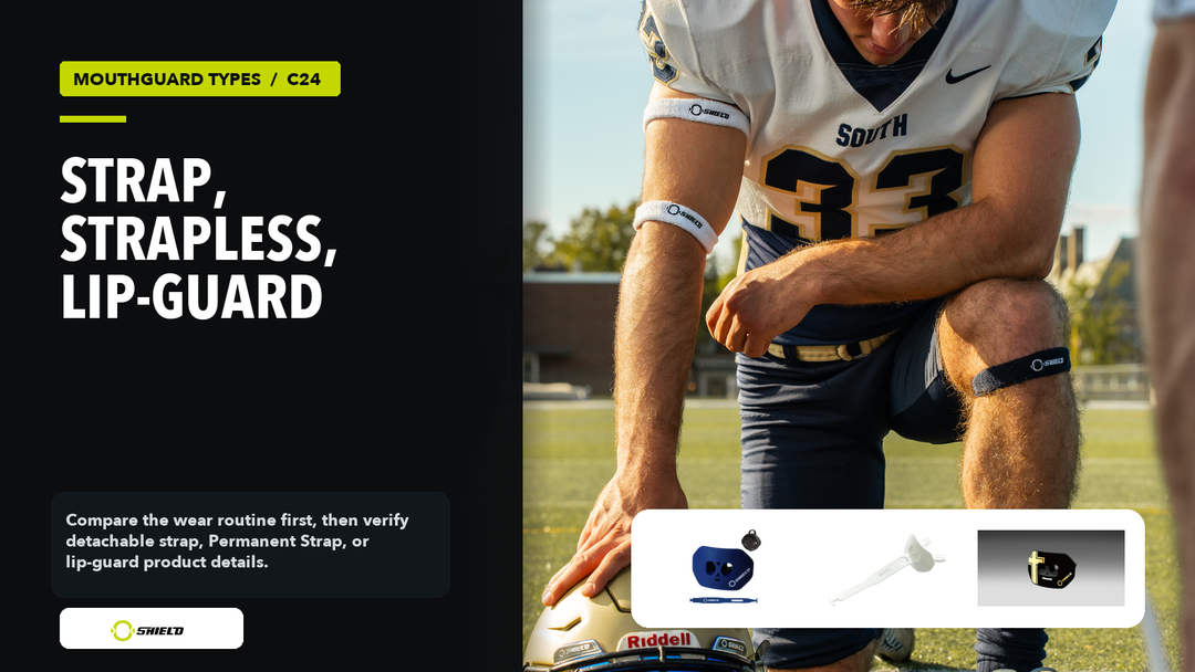 Types of Football Mouthguards: Strap, Strapless, and Lip-Guard Styles