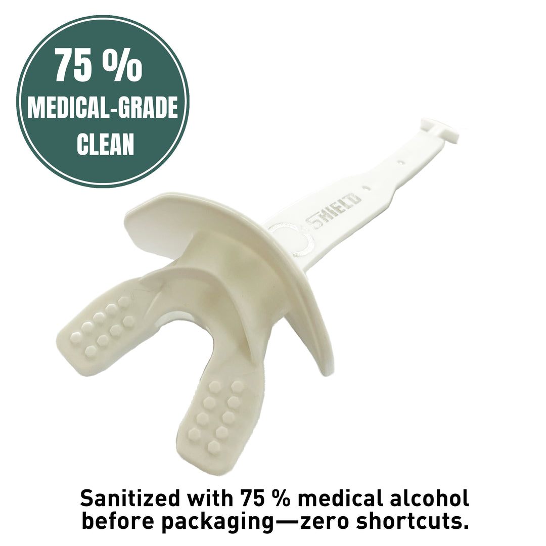 O Shield Striker Series Football Mouthguard- White