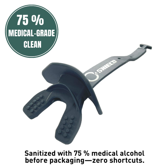 O Shield Striker Series Football Mouthguard- Navy Blue