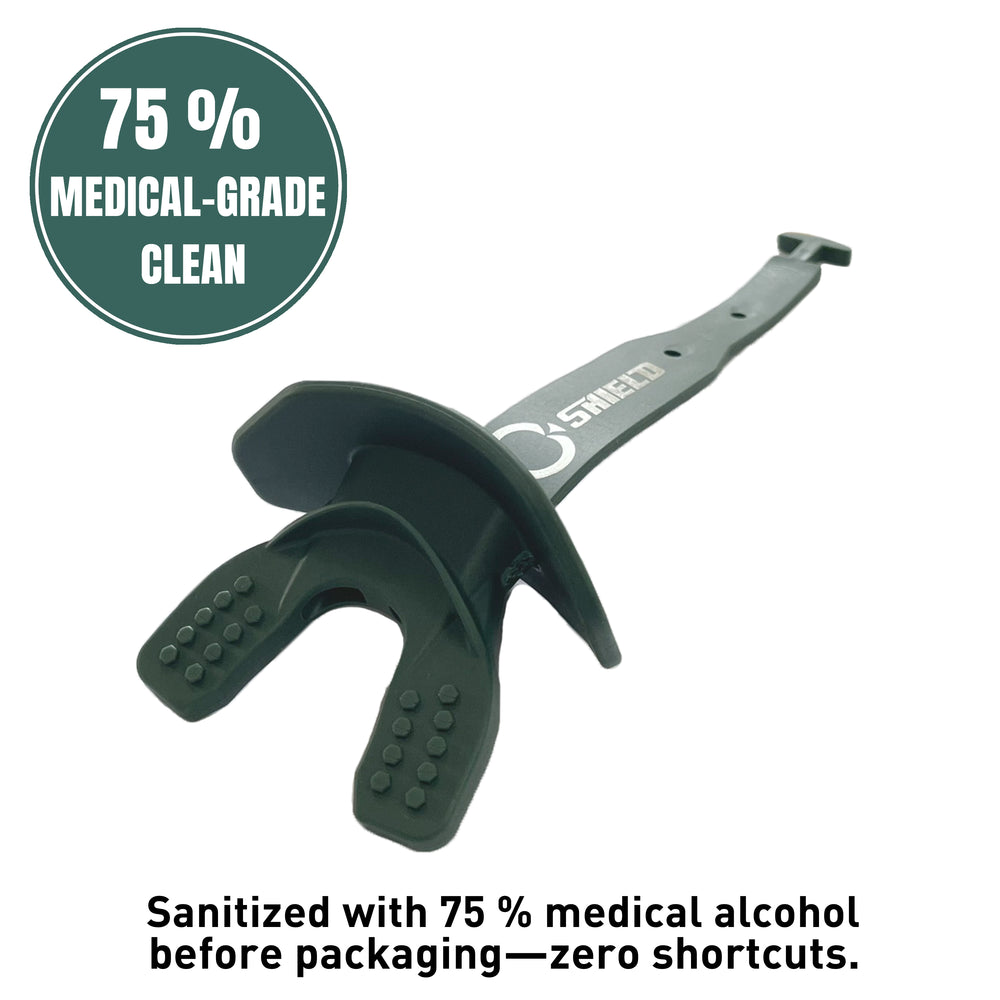 O Shield Striker Series Football Mouthguard- Dark Green