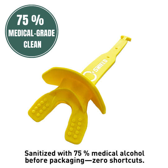 O Shield Striker Series Football Mouthguard- Yellow / Gold