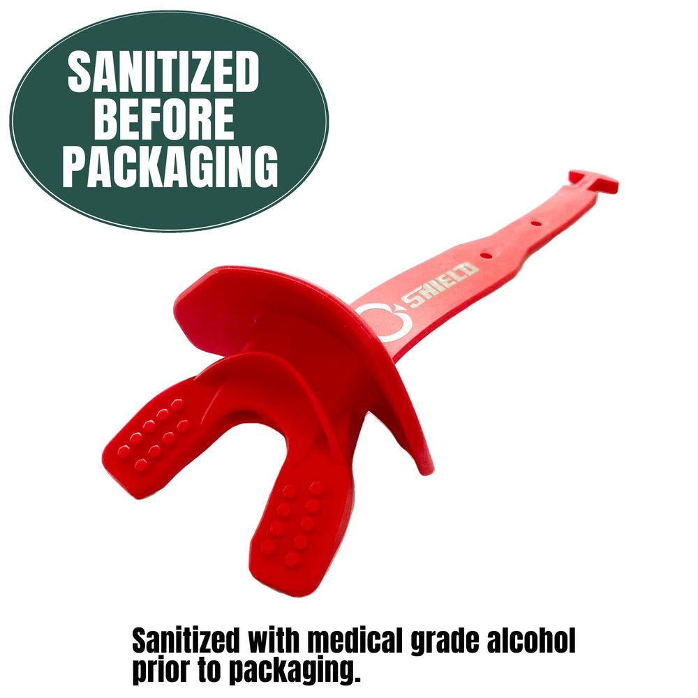 O Shield Striker Series Football Mouthguard- Red
