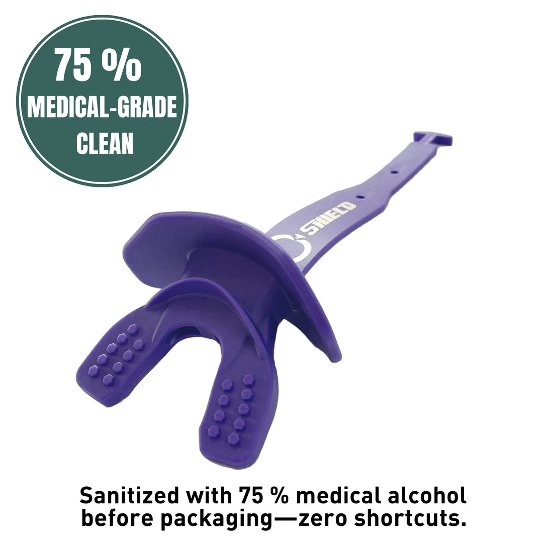 O Shield Striker Series Football Mouthguard- Purple