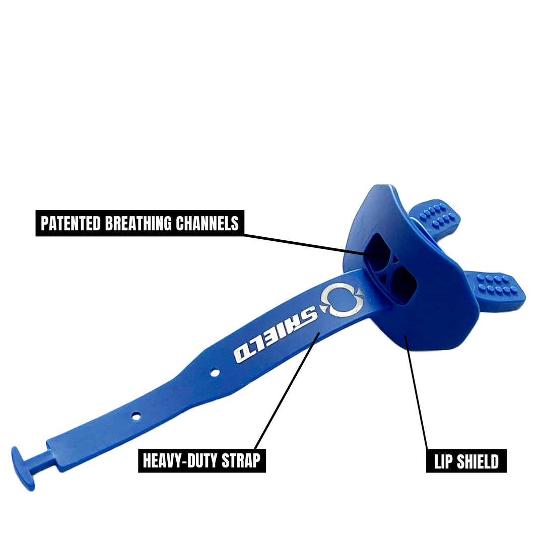 O Shield Striker Series Football Mouthguard- Royal Blue