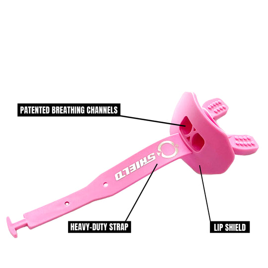 O Shield Striker Series Football Mouthguard- Pink