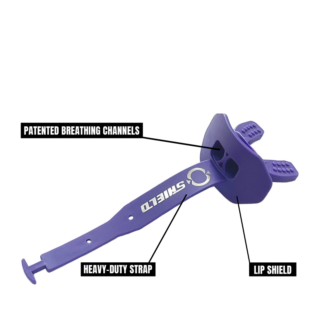 O Shield Striker Series Football Mouthguard- Purple
