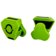 O Shield Football Visor Clips- Slime Green