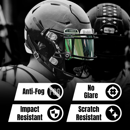 O Shield Football Visor- Clear