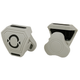O Shield Football Visor Clips- Gray / Silver