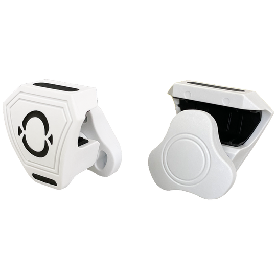 O Shield Football Visor Clips- White