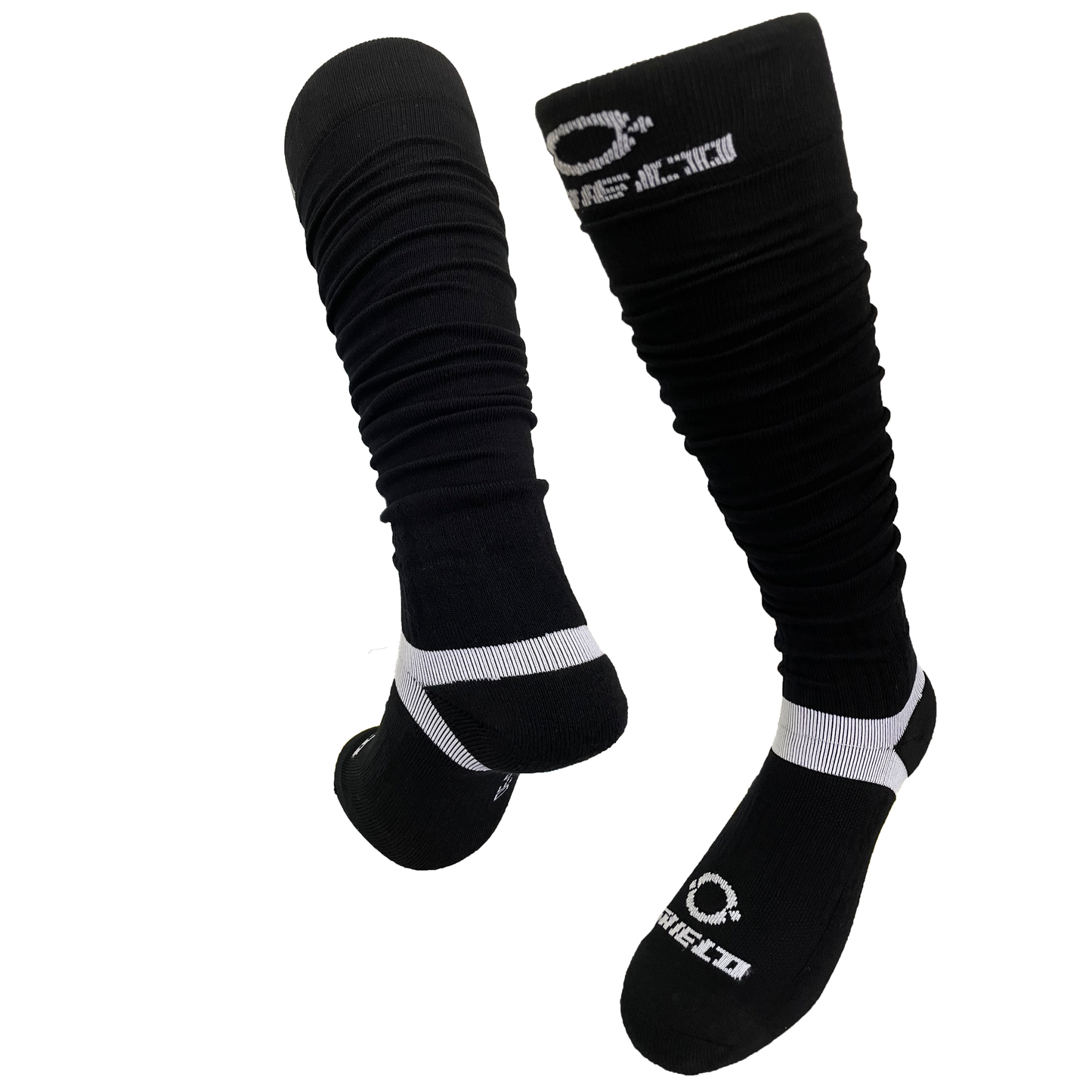 O SHIELD Football Scrunch Socks, Extra Long Athletic Soccer Achilles Supporter, Comfortable Material Cottons