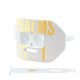 O Shield Vortex Series Football Mouthguard- PSALMS 23:1 White