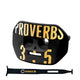 O Shield Vortex Series Football Mouthguard- PROVERBS 3:5 Black