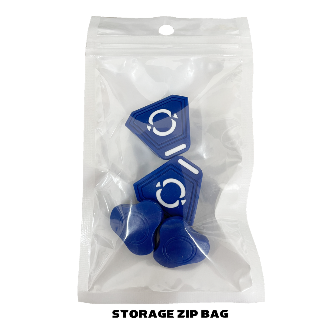 O Shield Football Visor Clips- Royal Blue