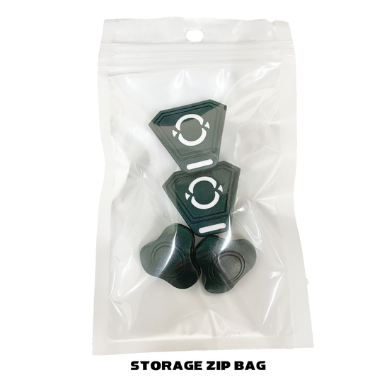 O Shield Football Visor Clips- Dark Green