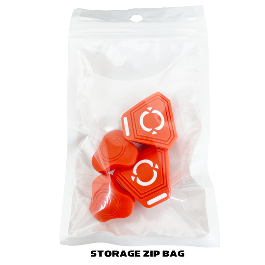 O Shield Football Visor Clips- Orange