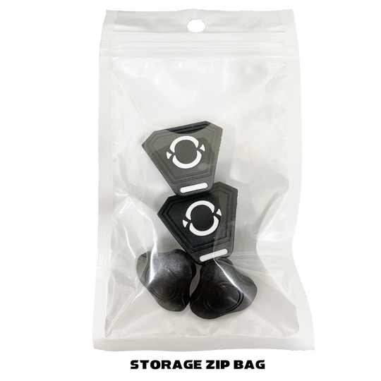 O Shield Football Visor Clips- Black
