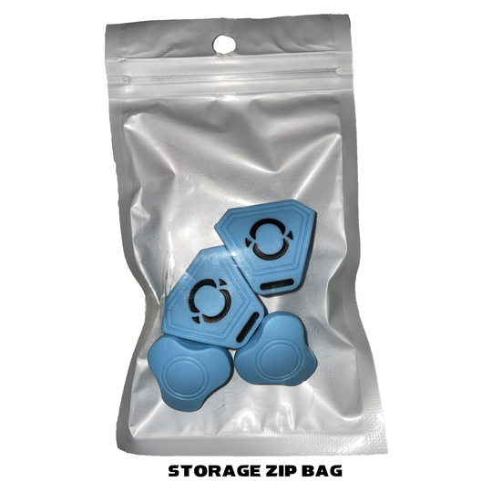 O Shield Football Visor Clips- Columbia Blue