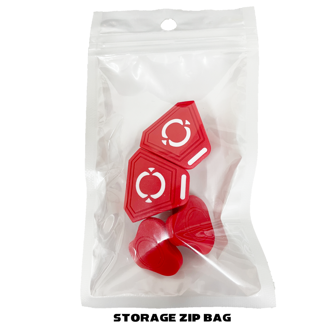 O Shield Football Visor Clips- Red