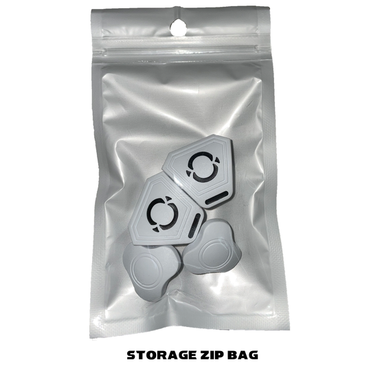 O Shield Football Visor Clips- White