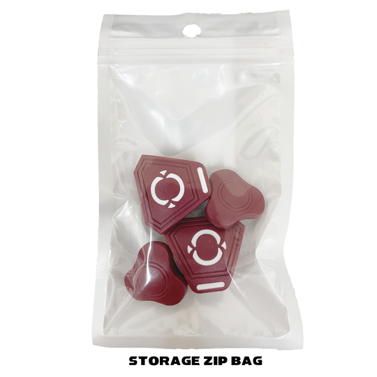 O Shield Football Visor Clips- Maroon