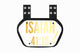 O Shield ISAIAH 41:10 Gold Chrome Football Back Plate – White