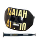 O Shield Vortex Series Football Mouthguard- ISAIAH 41:10 Black