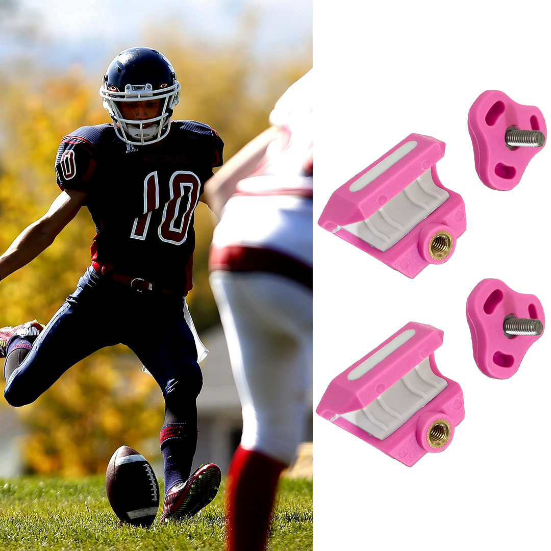 O Shield Football Visor Clips- Pink