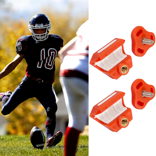 O Shield Football Visor Clips- Orange