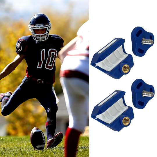 O Shield Football Visor Clips- Royal Blue