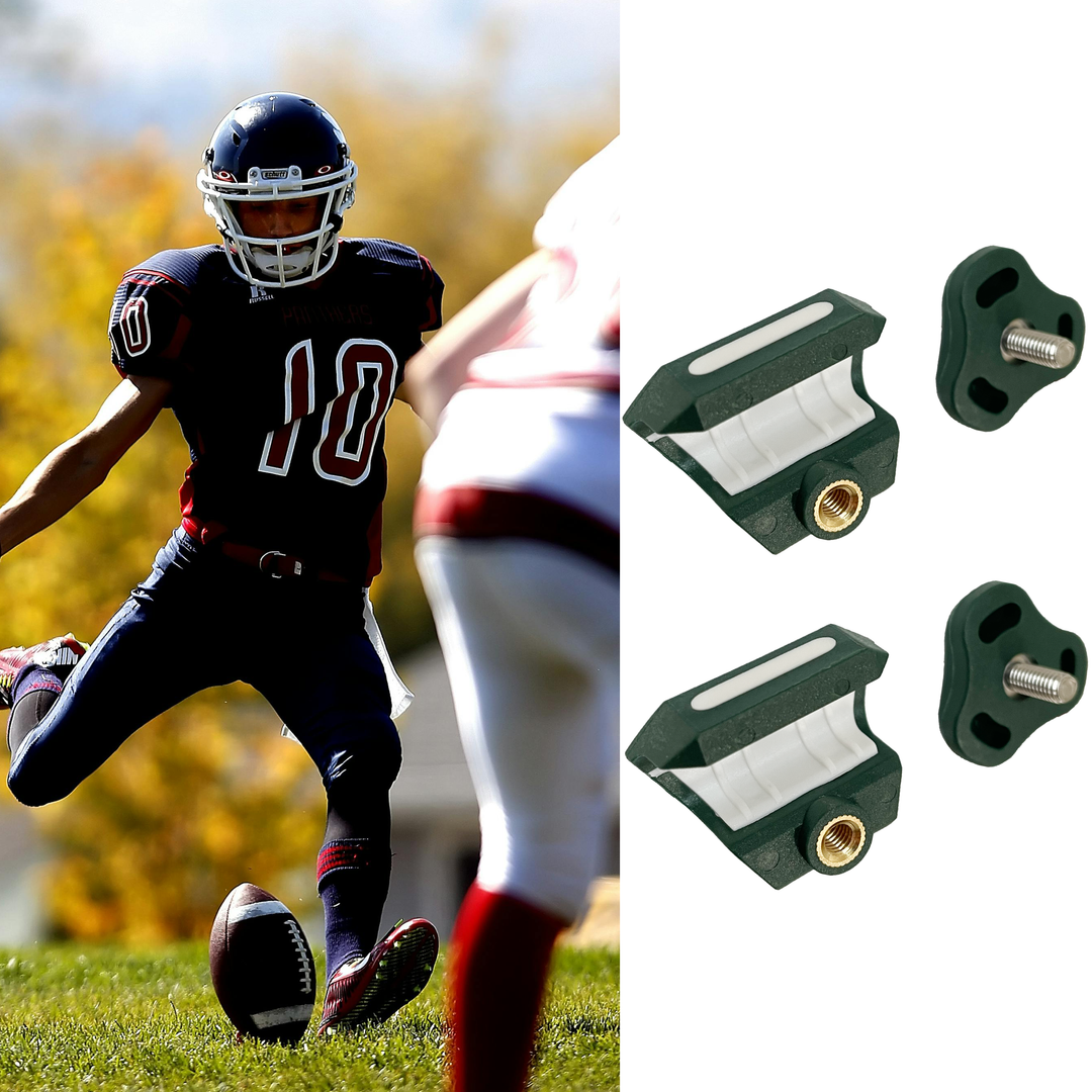 O Shield Football Visor Clips- Dark Green