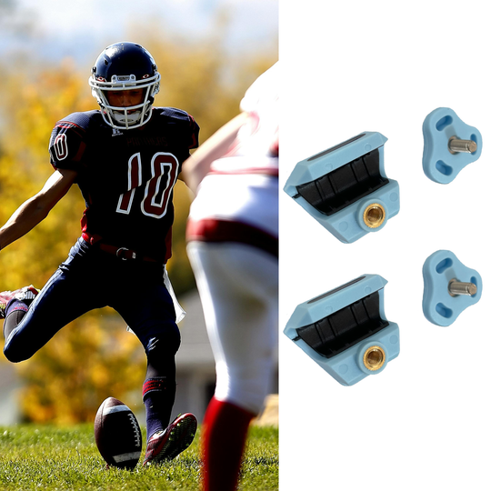 O Shield Football Visor Clips- Columbia Blue