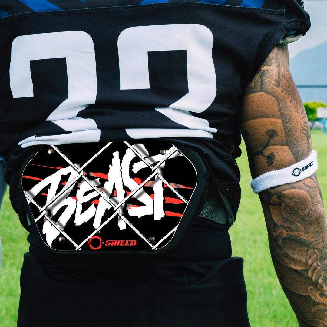 O Shield Beast Football Back Plate