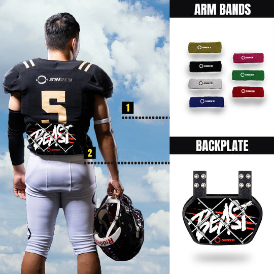 O Shield Beast Football Back Plate