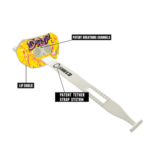 O Shield Vortex Series Football Mouthguard- DRIP