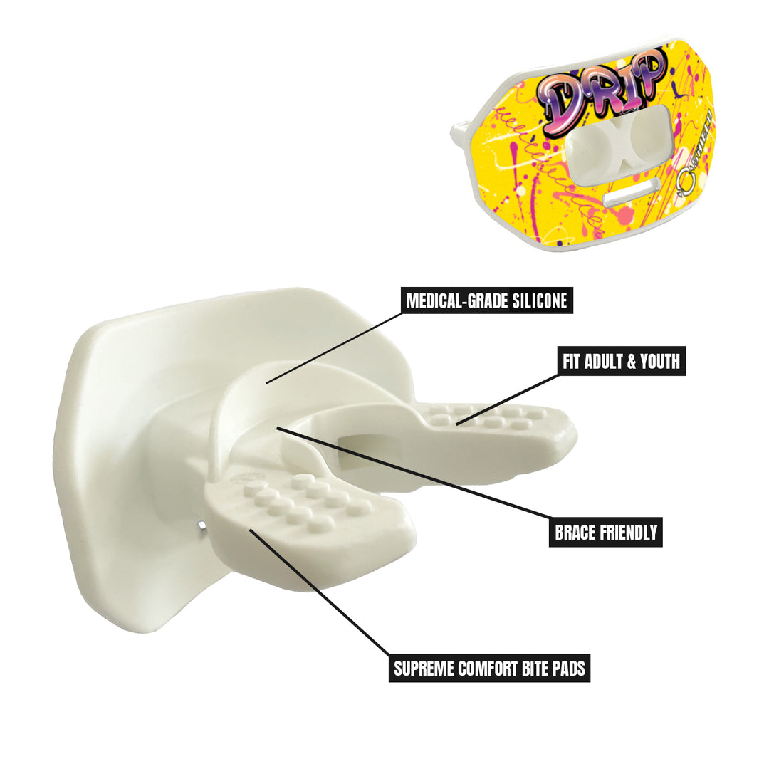 O Shield Vortex Series Football Mouthguard- DRIP