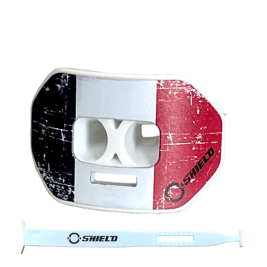 O Shield Vortex Seires Mouth Guard for Football with Dual-Layer Protection, Built-in Air Channels, Extended Lip Shield, Soft Material, Adult and Youth Sizes with Strap/Case (Copy)