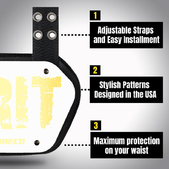 O Shield Football Back Plate, Back Plate Football, Professional Stylish Ergonomic Fasion
