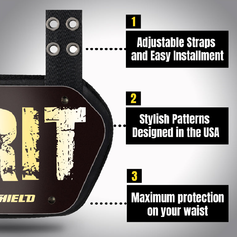 O Shield Football Back Plate, Back Plate Football, Professional Stylish Ergonomic Fasion