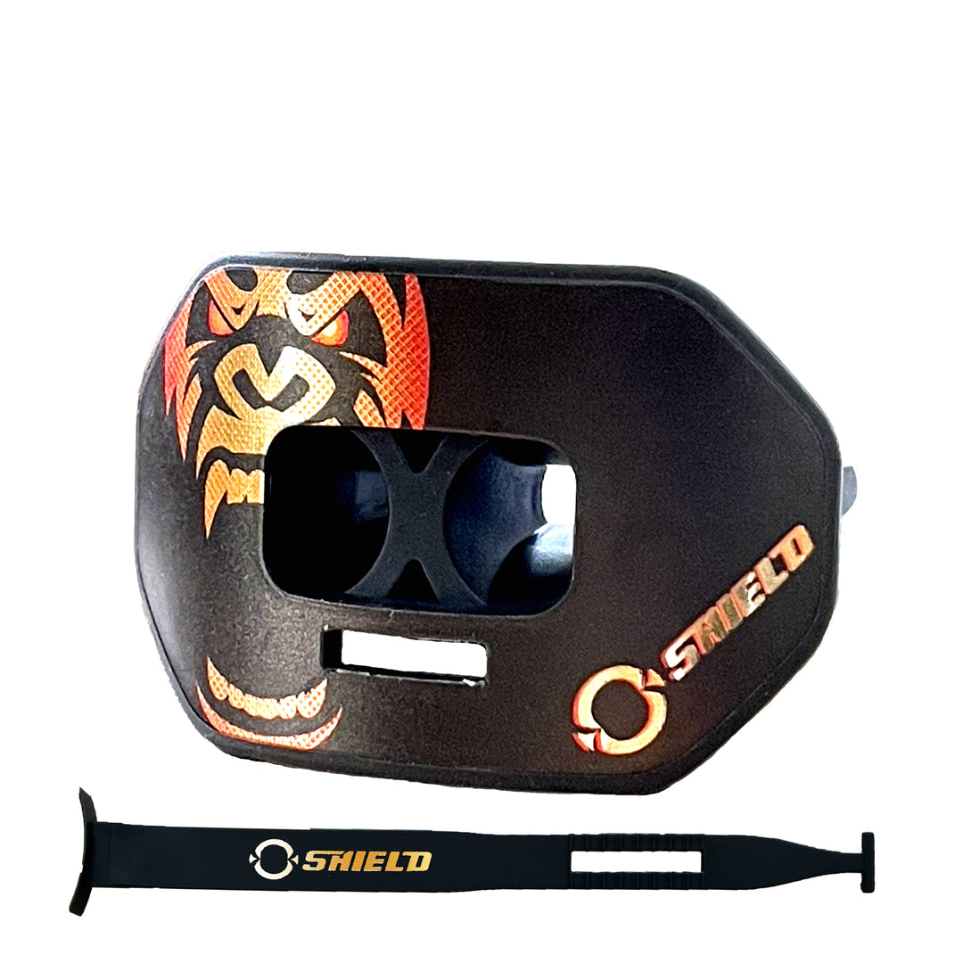 O Shield Vortex Seires Mouth Guard for Football with Dual-Layer Protection, Built-in Air Channels, Extended Lip Shield, Soft Material, Adult and Youth Sizes with Strap/Case (Copy)