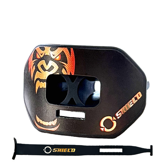 O Shield Vortex Seires Mouth Guard for Football with Dual-Layer Protection, Built-in Air Channels, Extended Lip Shield, Soft Material, Adult and Youth Sizes with Strap/Case (Copy)