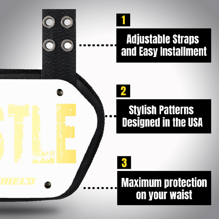O Shield Football Back Plate, Back Plate Football, Professional Stylish Ergonomic Fasion