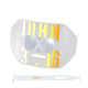 O Shield Vortex Series Football Mouthguard- JOHN 3:16 White