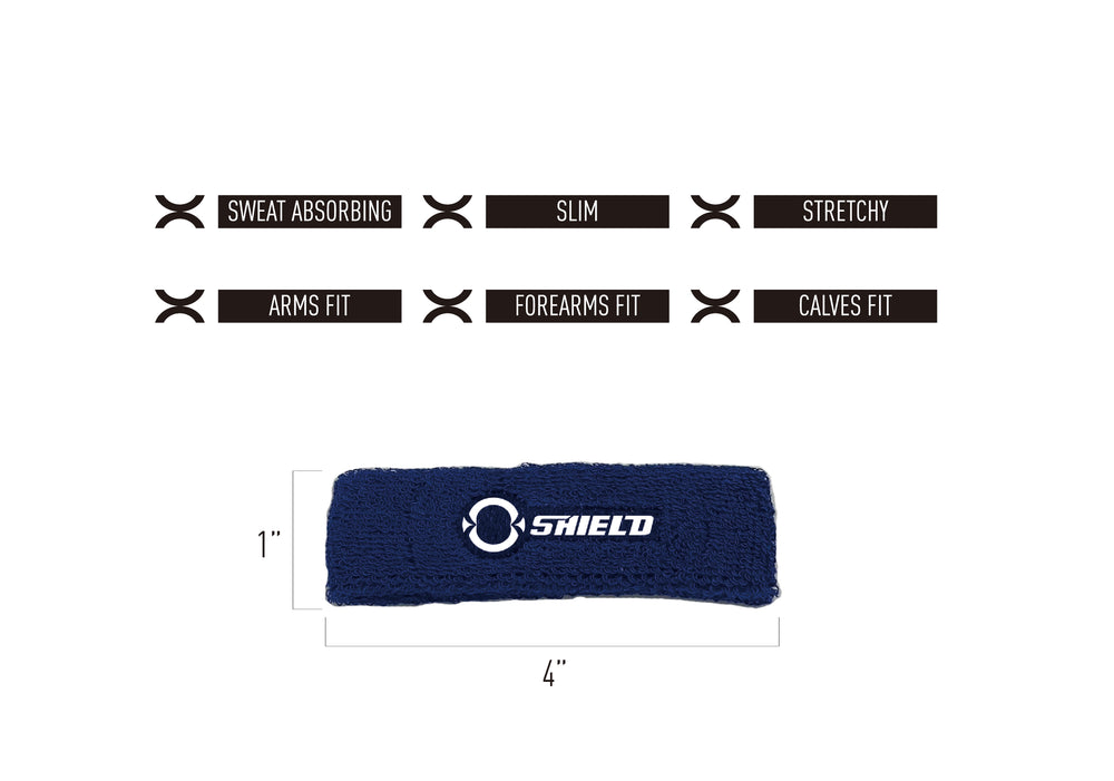 O Shield Arm Bands- Royal Blue