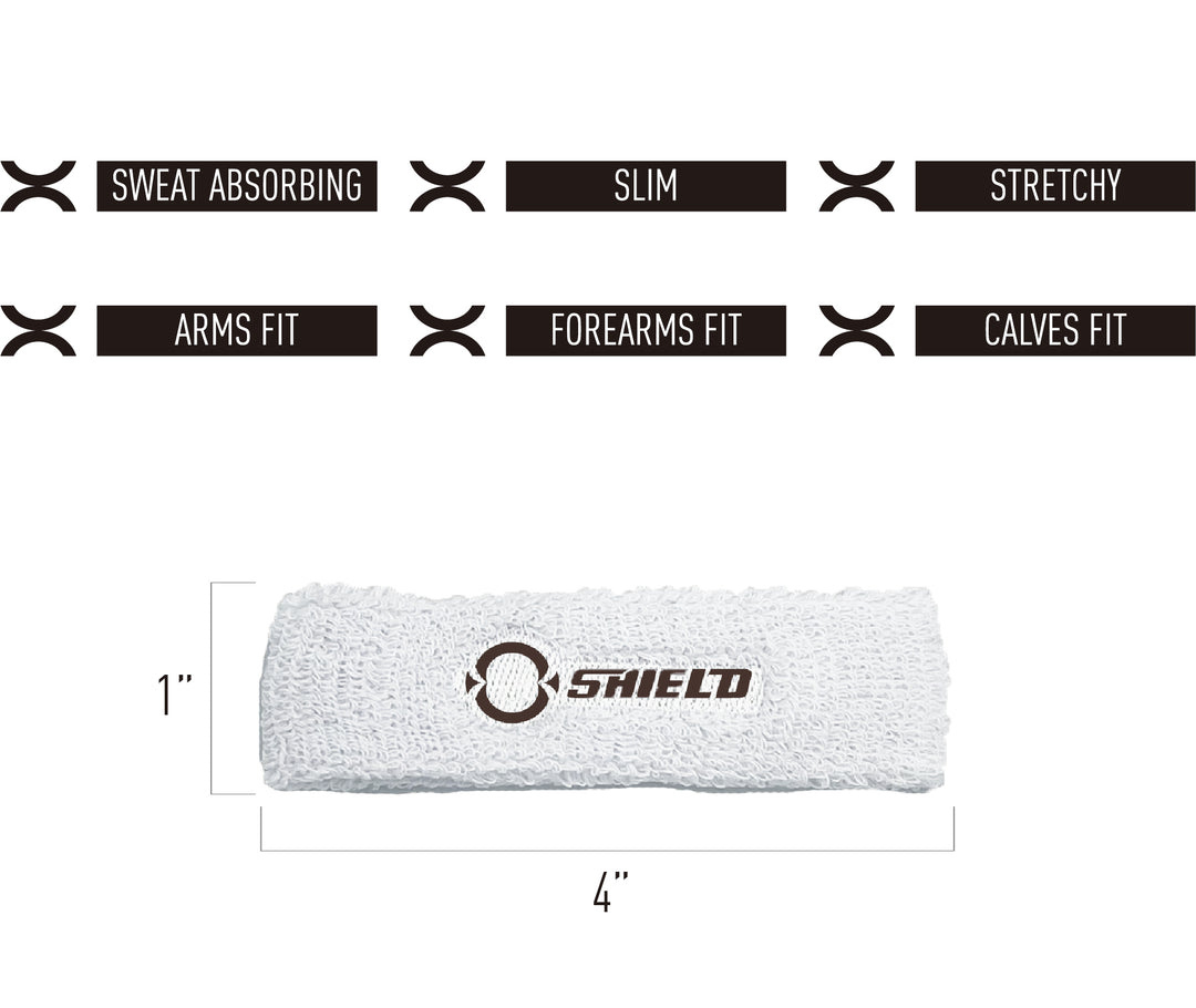 O Shield Arm Bands- White