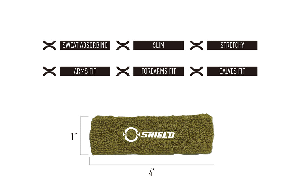 O Shield Arm Bands- Vegas Gold