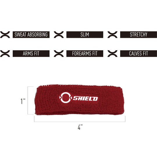O Shield Arm Bands- Red