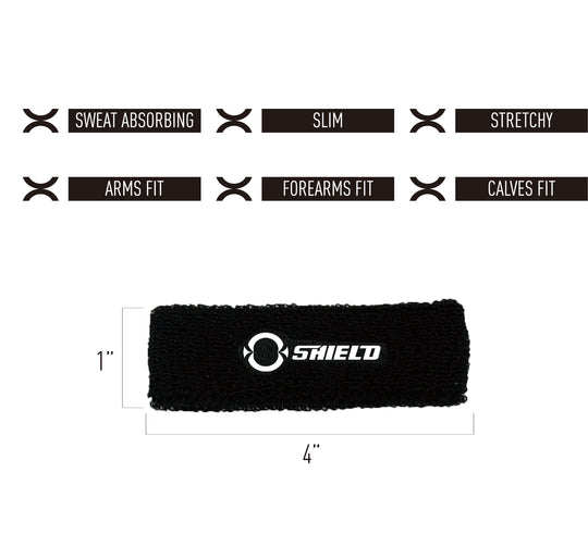 O Shield Arm Bands- Black