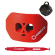 O Shield Core Series Football Mouthguard- Red