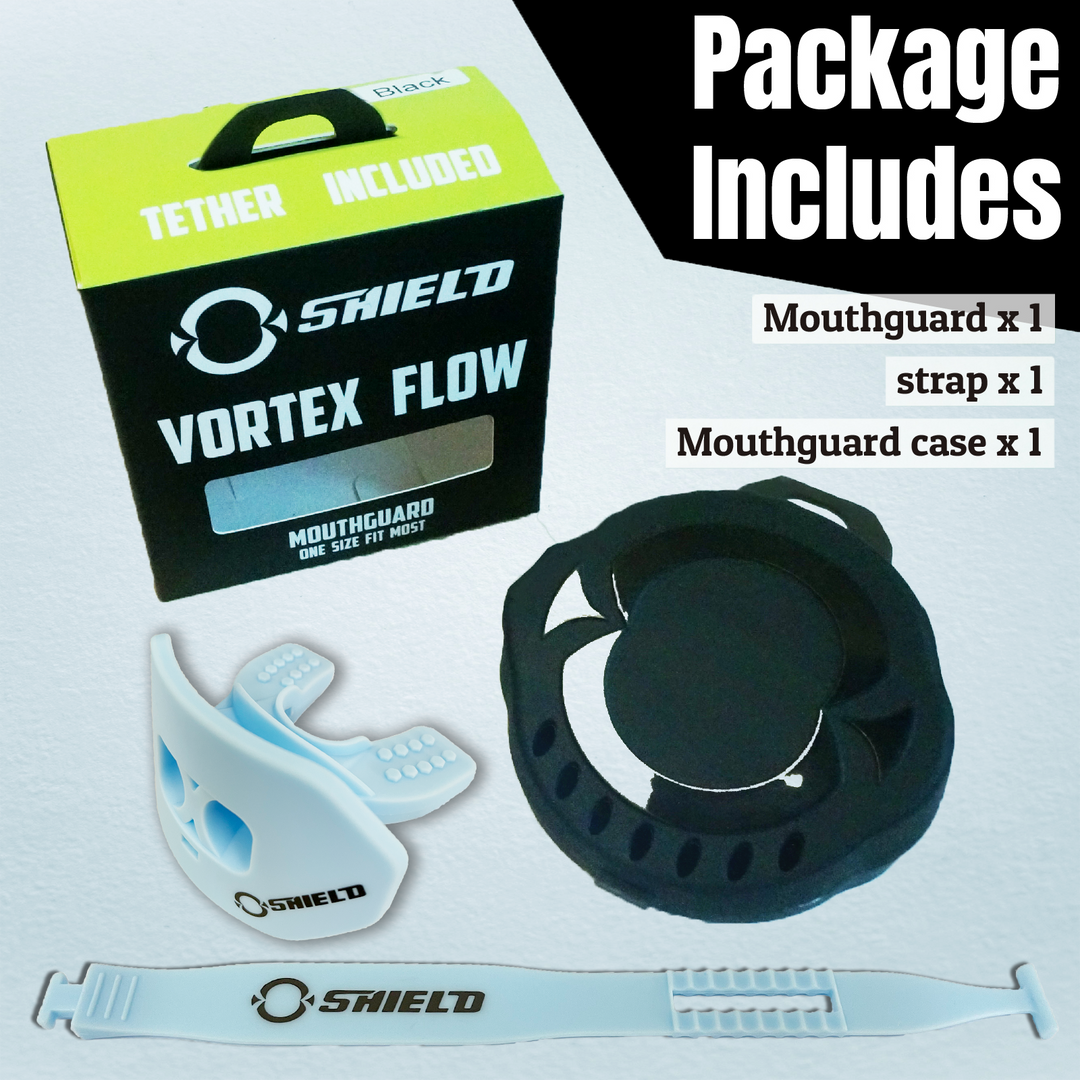 O Shield Core Series Football Mouthguard- Columbia Blue